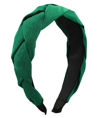 Green Braided Headband