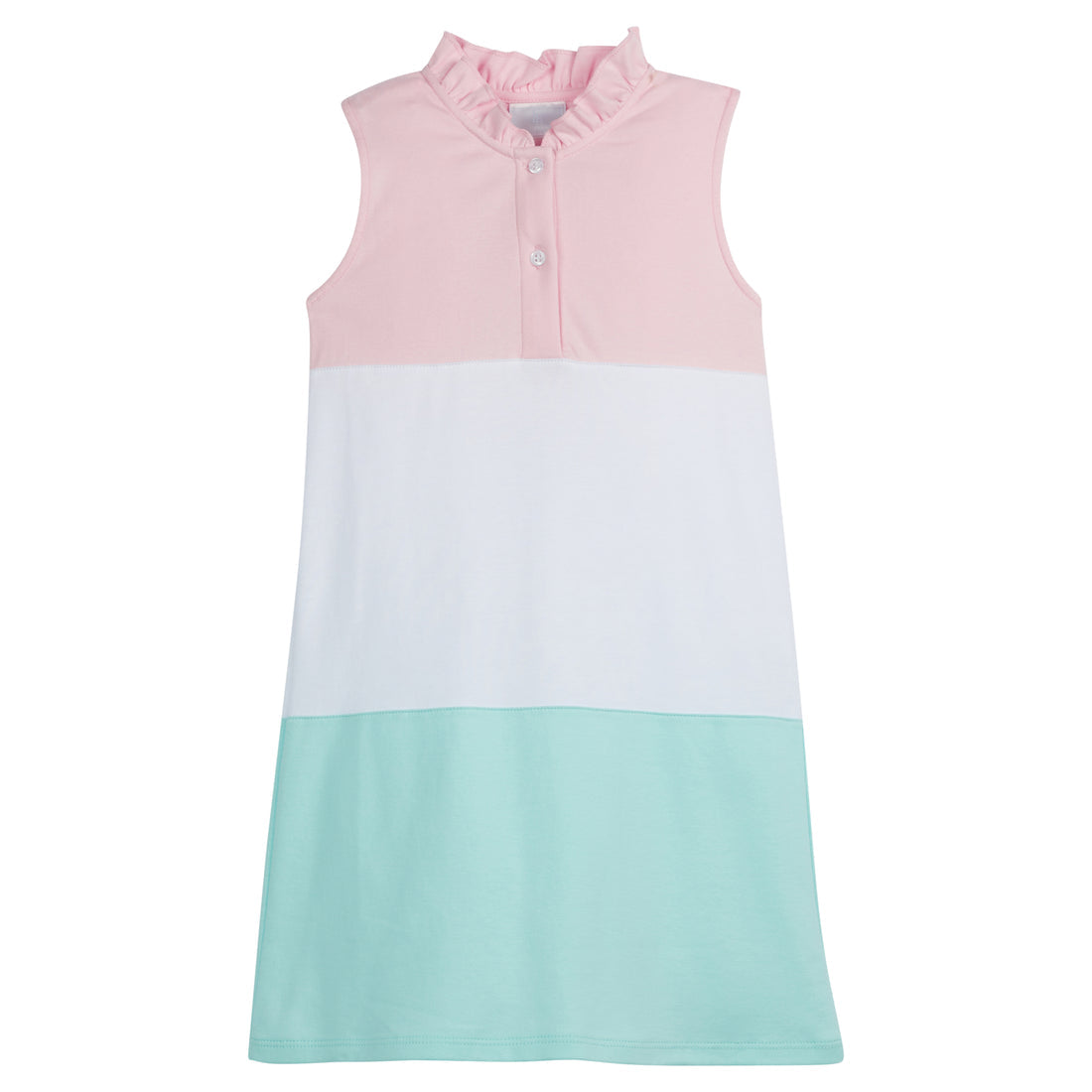Colorblock Hastings Polo Dress Pink