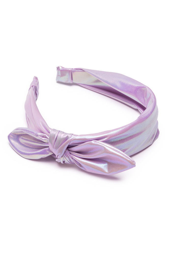 Iridescent Metallic Purple Headband