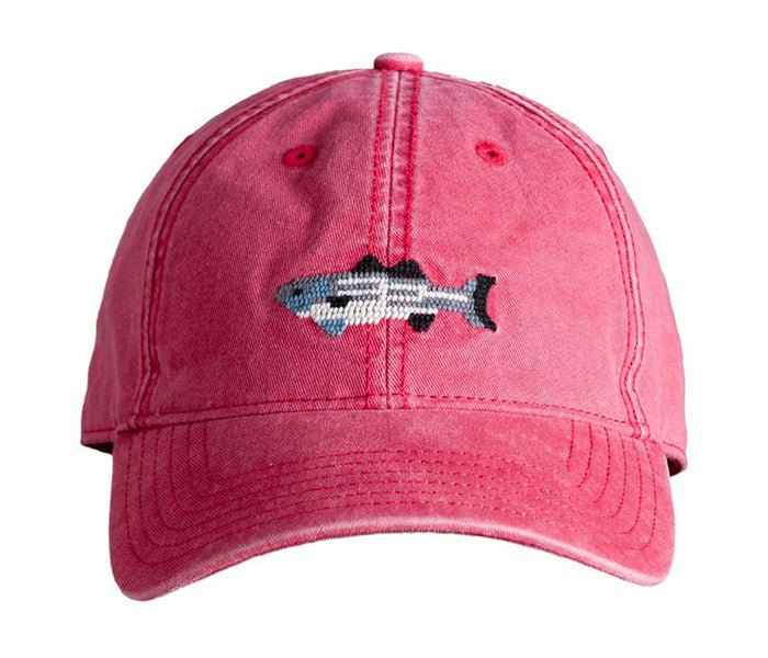 Striped Bass on Weathered Red Hat