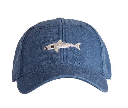 Great White on Navy Hat