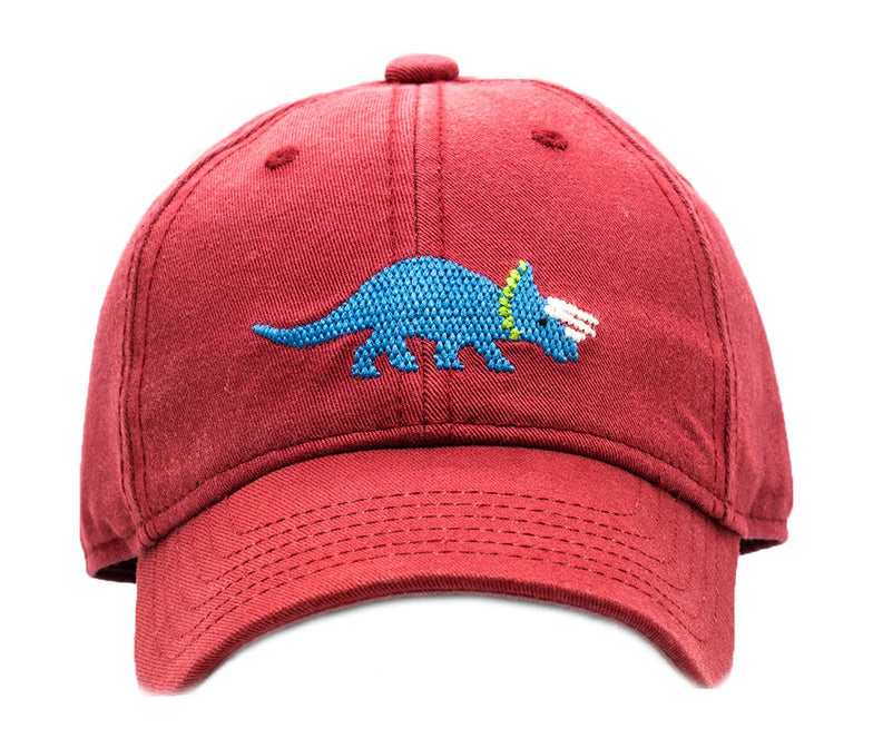 Triceratops on Weathered Red Hat