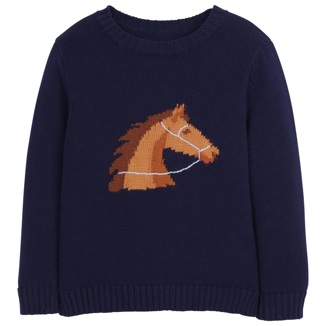 Intarsia Sweater Boy Horse