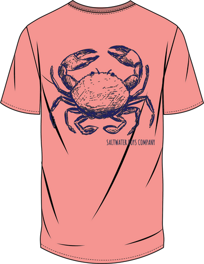 Blue Crab Pocket Tee SS