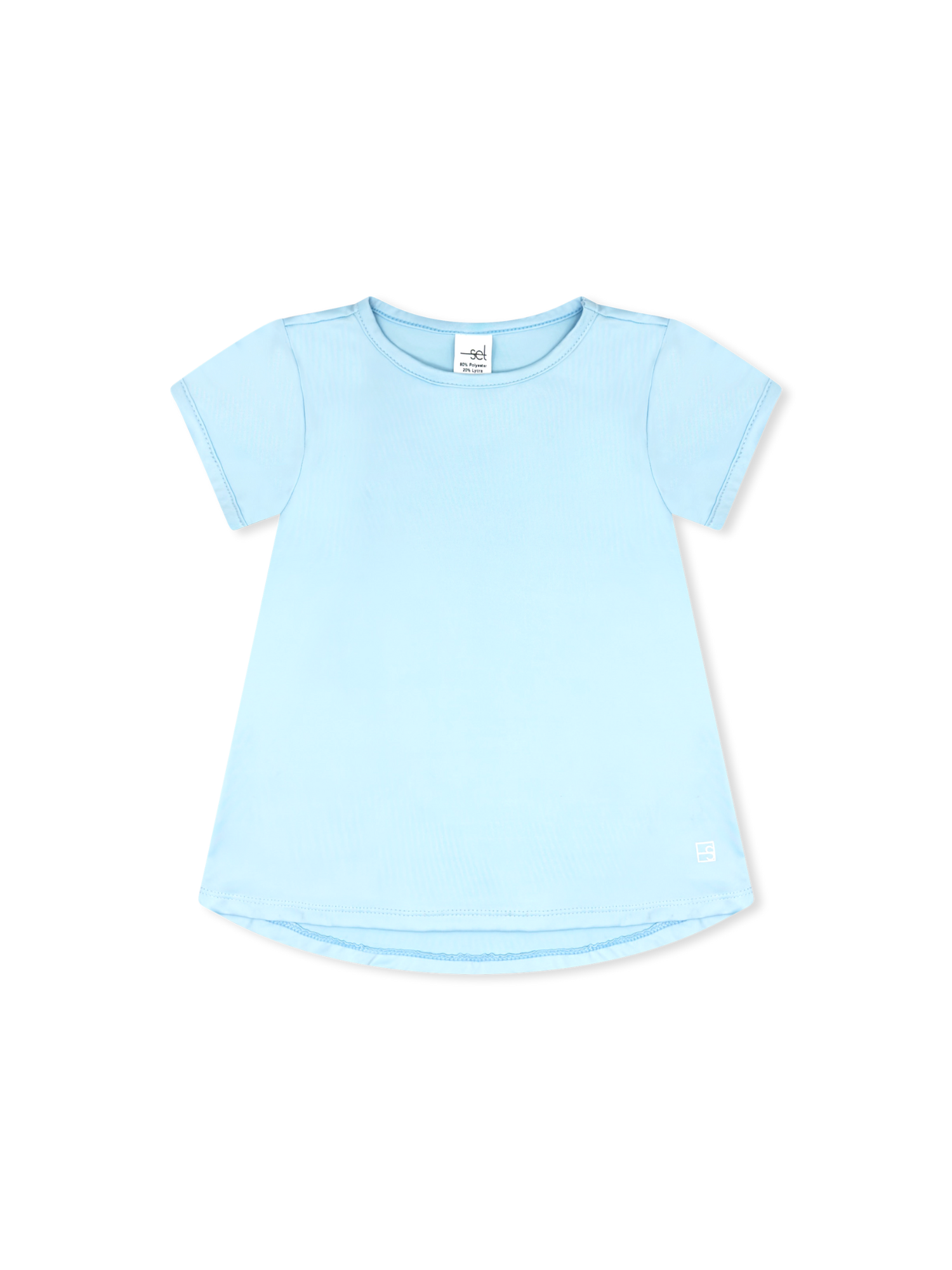 Bridget Basic T - Whtie/Turq/Pink main image 0