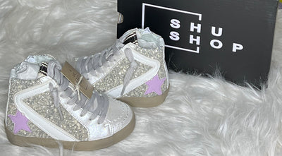 Pearl Glitter Roxanne Sneaker