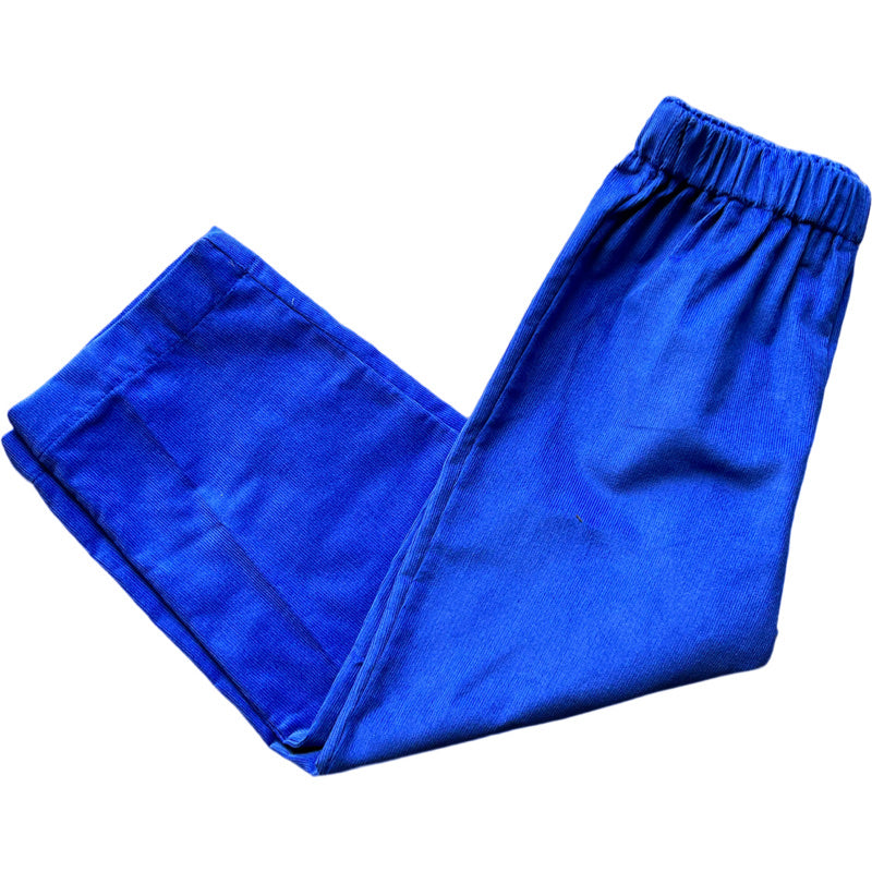 Royal Blue Corduroy Boy's Pants