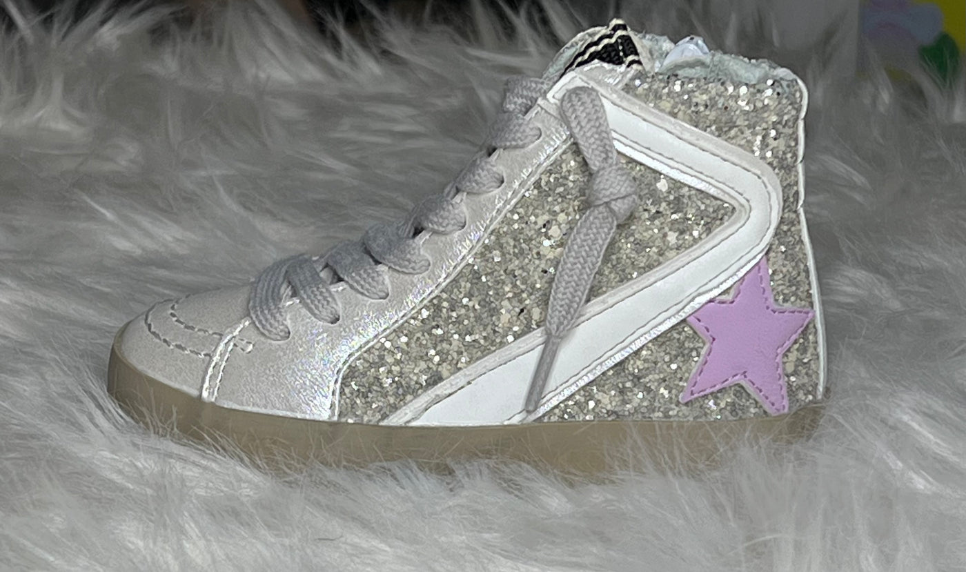 Pearl Glitter Roxanne Sneaker