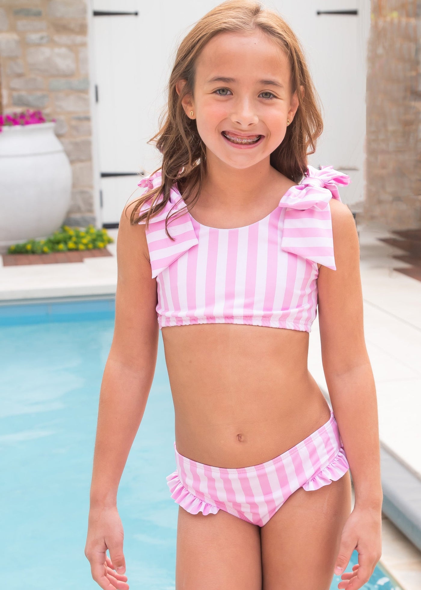 Lucille Two Piece Bow Swim