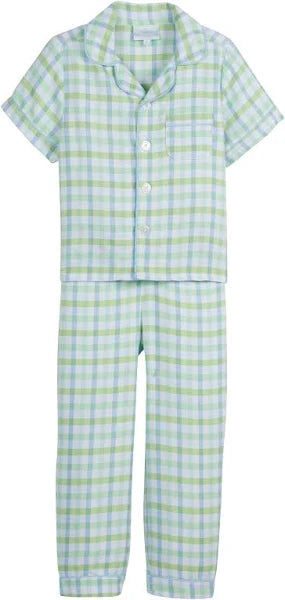 Classic Short Sleeve Pajama Set Wingate Plaid