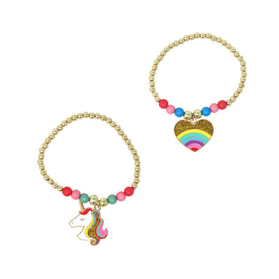 Rainbows & Unicorns Beaded Bracelet