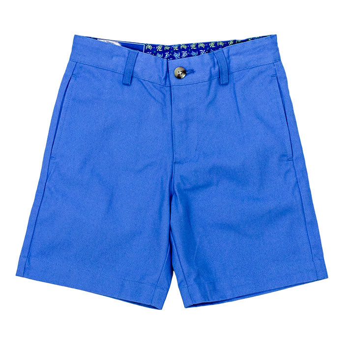 Cadet Blue Twill Shorts