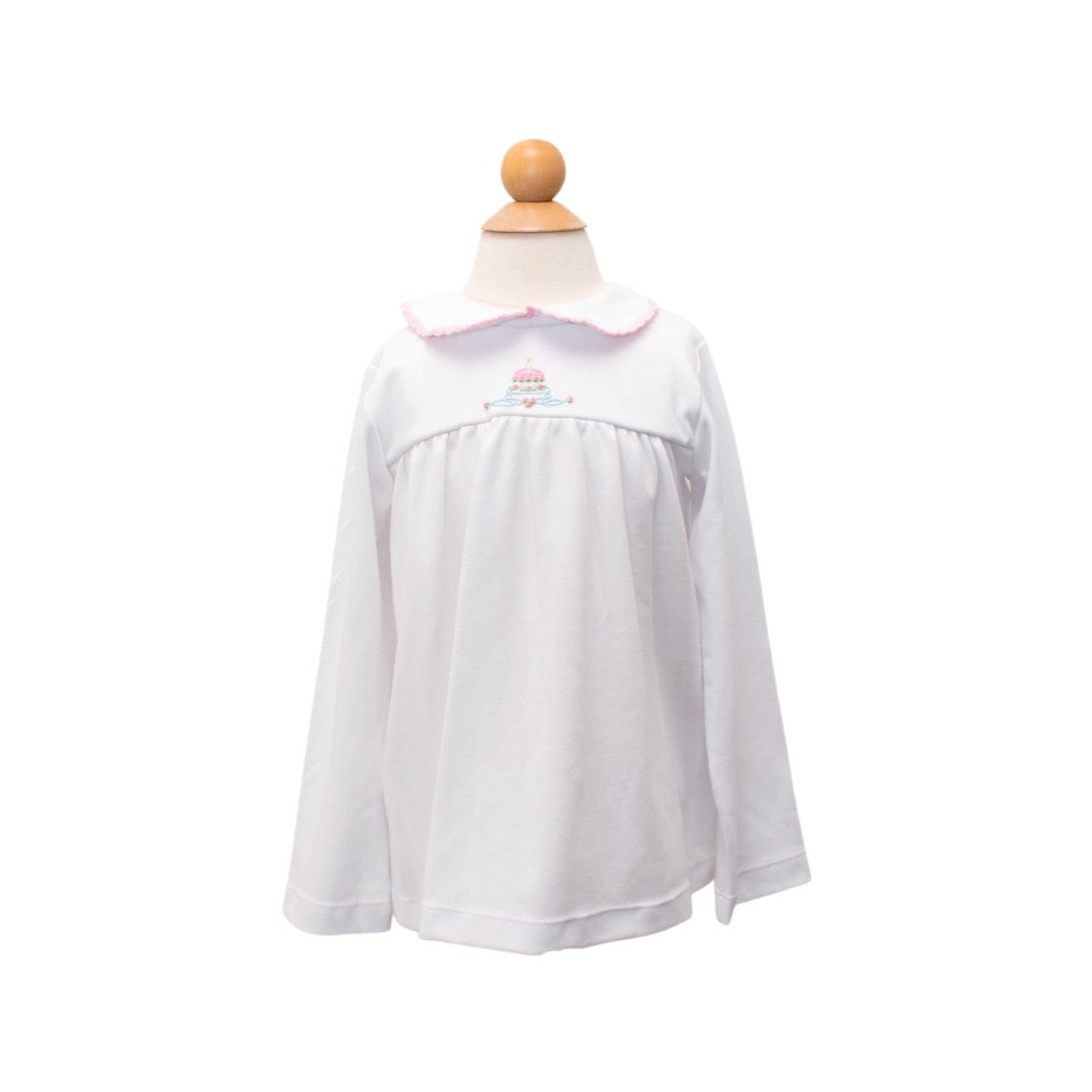 Molly Top L/S - Birthday Cake Embroidery