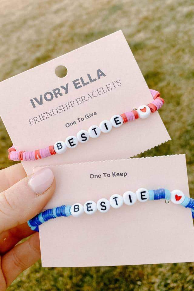 Beaded Friendship Bracelet Set Multi – The Sugarplum Tree