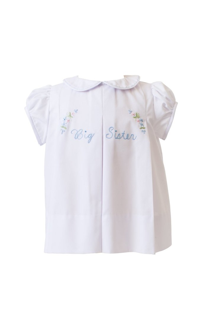 blue big sister dress Smocked Big Sister Blue Gingham Dress 3T