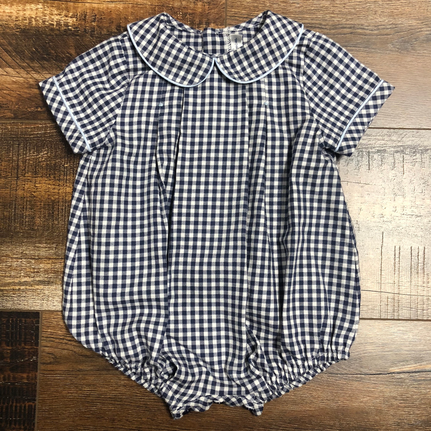Gingham Bubble - Navy