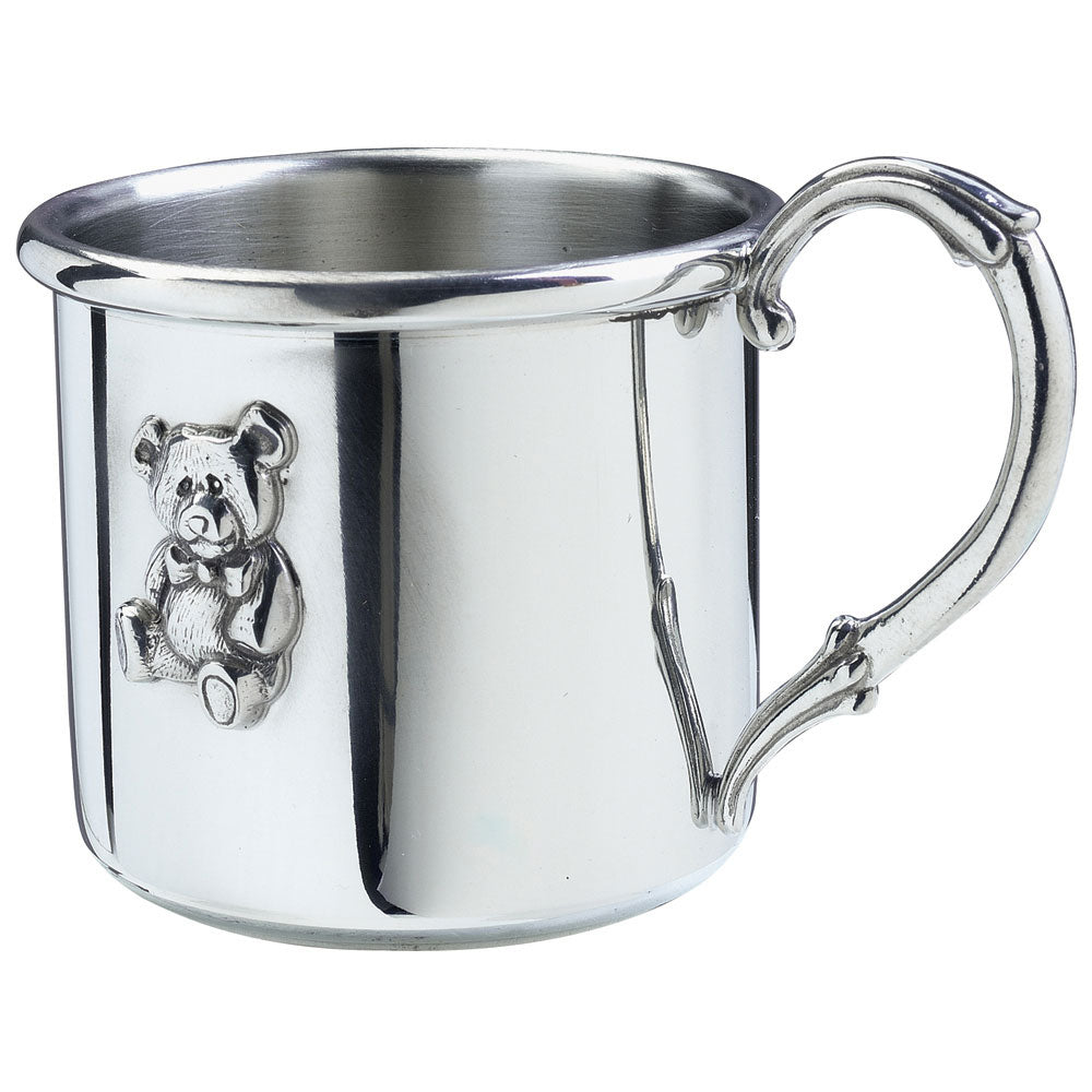 Easton Teddy Baby Cup - Pewter