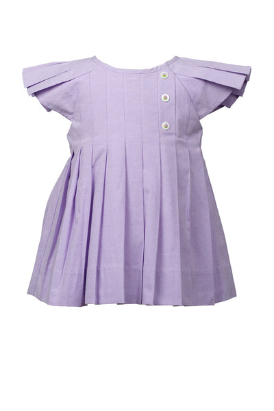 Lindley Lavender Pleat Dress