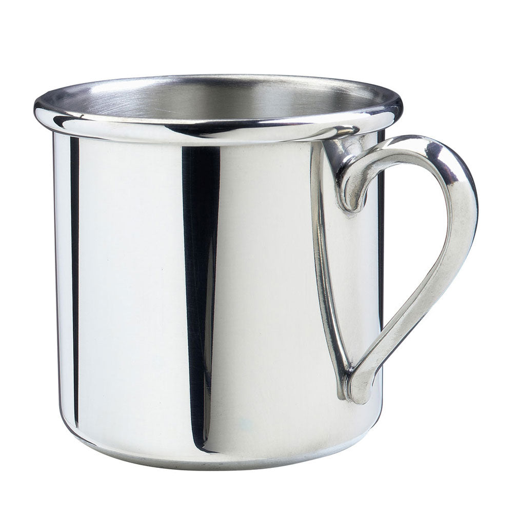 Straight Edge Baby Cup - Pewter
