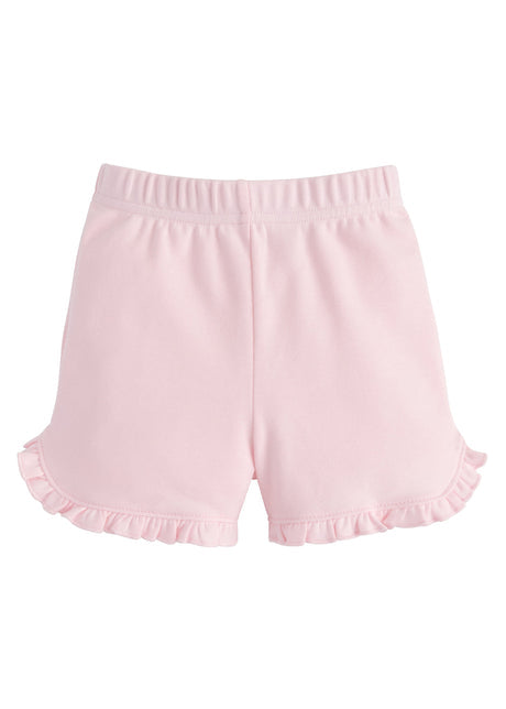 Tulip Shorts-Light Pink Knit