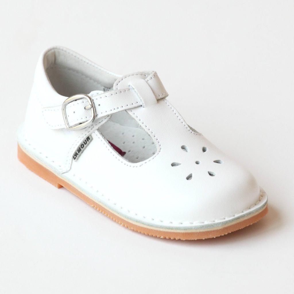 T-Strap Mary Jane Style 751 - White