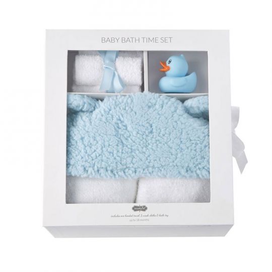 Blue Baby Bath Time Gift Set