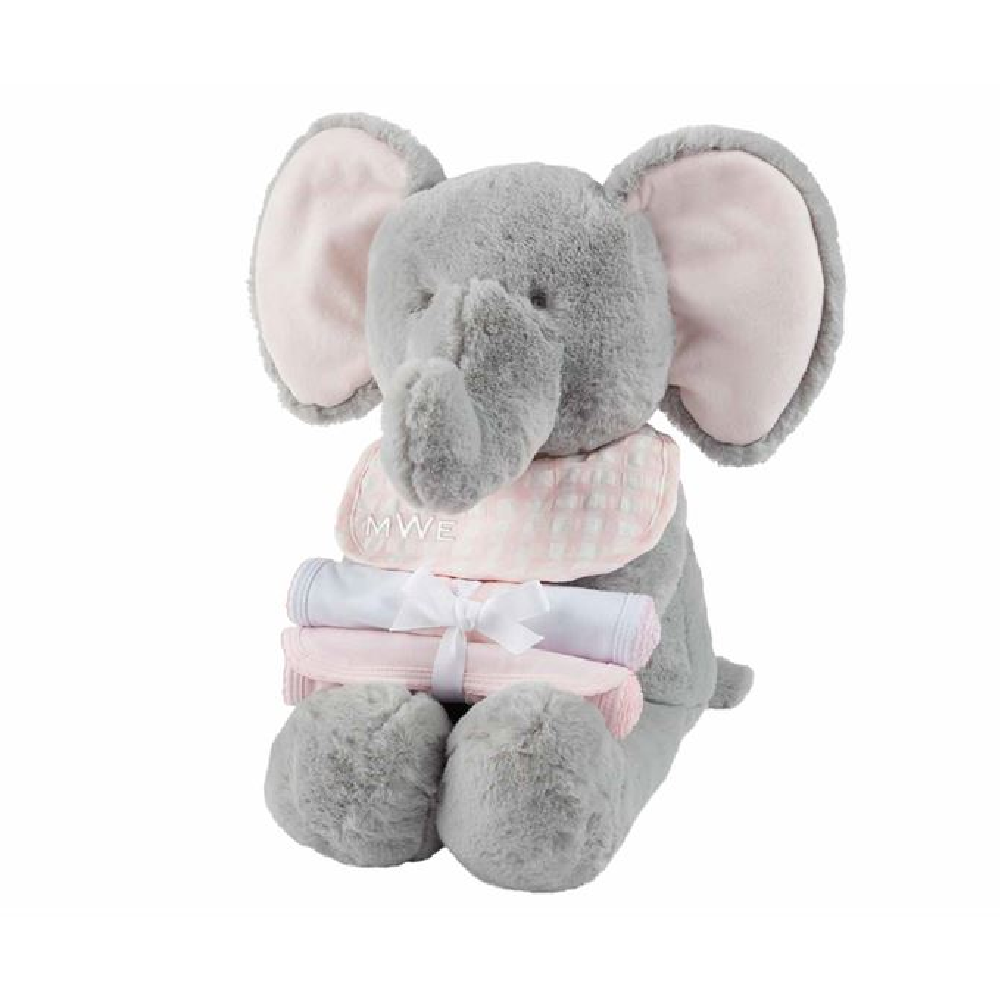 Elephant Gift Set Pink The Sugarplum Tree