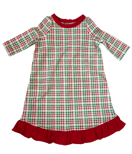 Sugarplum Tree Exclusive - Red/Green Plaid 18" Gown/Dress The Sugarplum Tree Sugarplum Tree Exclusive - Red/Green Plaid 18" Gown/Dress The Sugarplum Tree