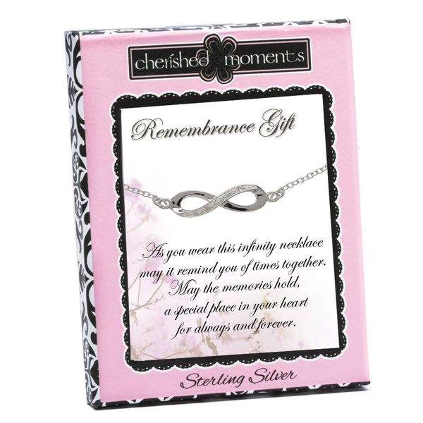 Remembrance Infinity Necklace 18"