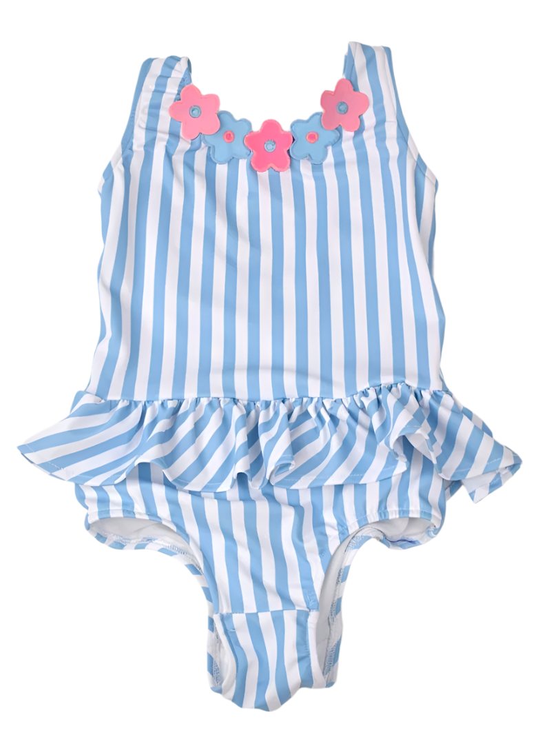 Flower Ruffle Swimsuit