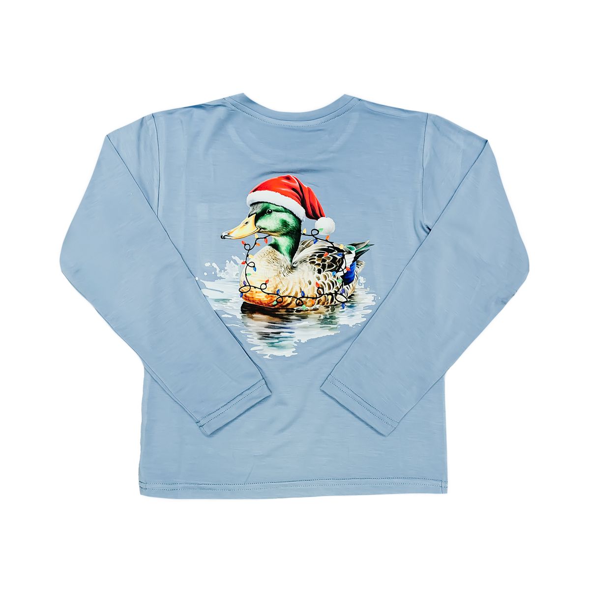Christmas Lights Mallard LS Shirt