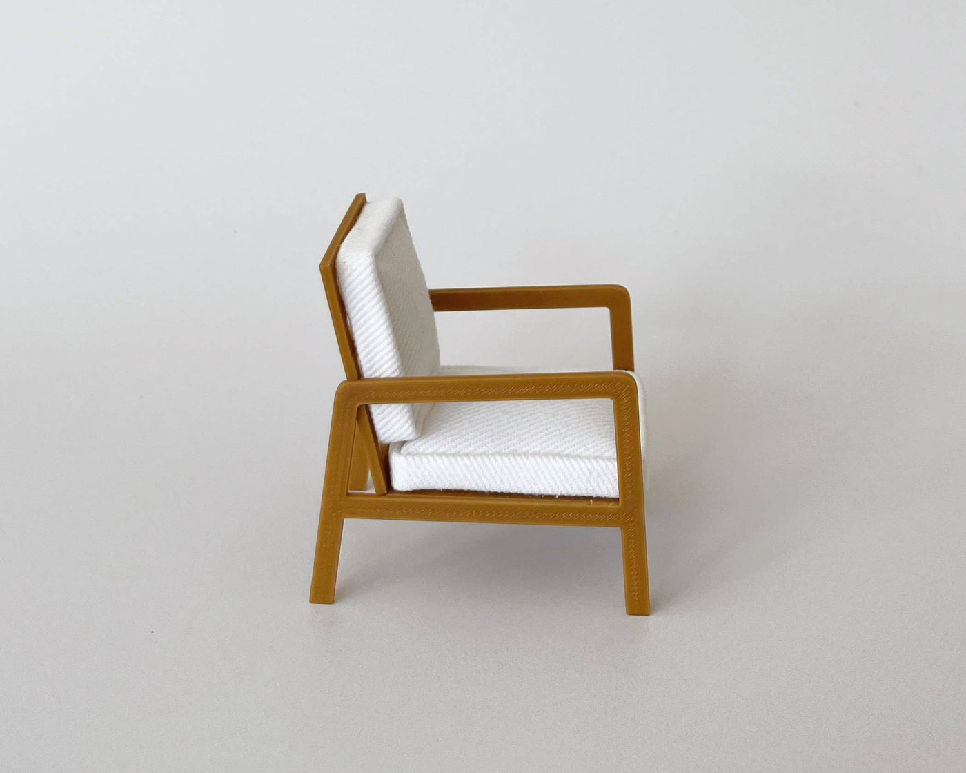 Modern Dollhouse Armchair: Petal