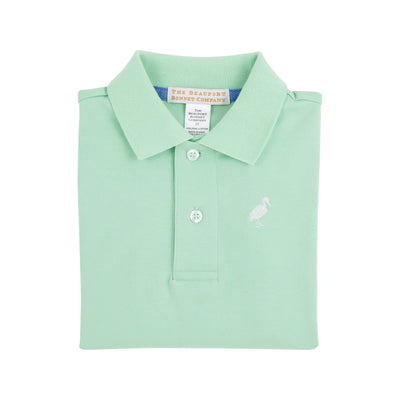 Prim and Proper Polo SS Grace BG WAW Sunrise BLVD Blue