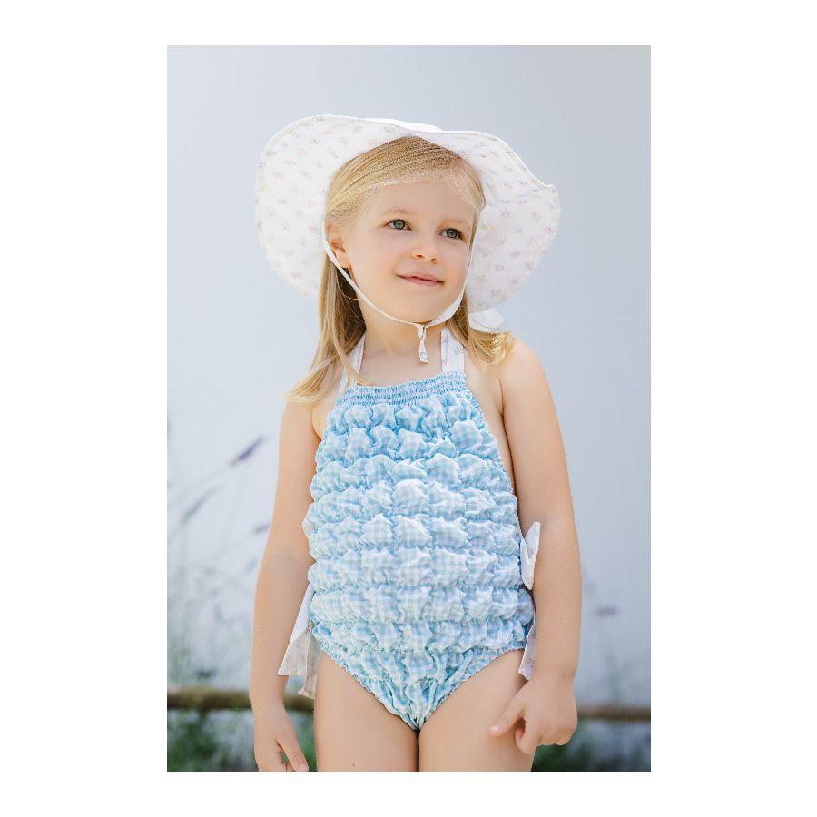 Praiano Cotton Frilled Swimsuit