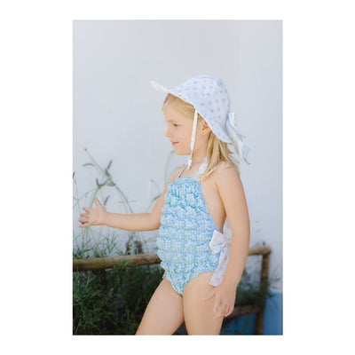 Praiano Cotton Frilled Swimsuit