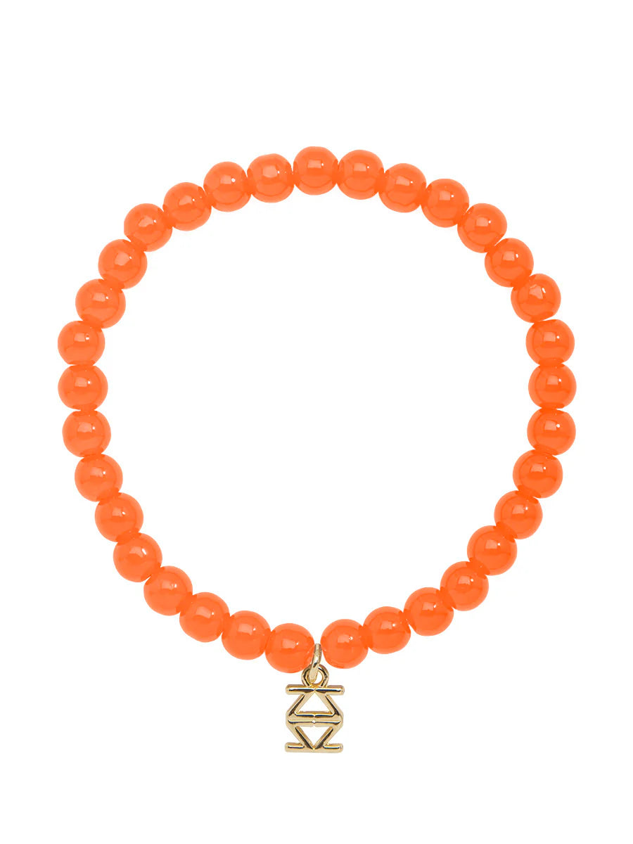 Small Glass Bead Stretch Bracelet  (Various Colors)