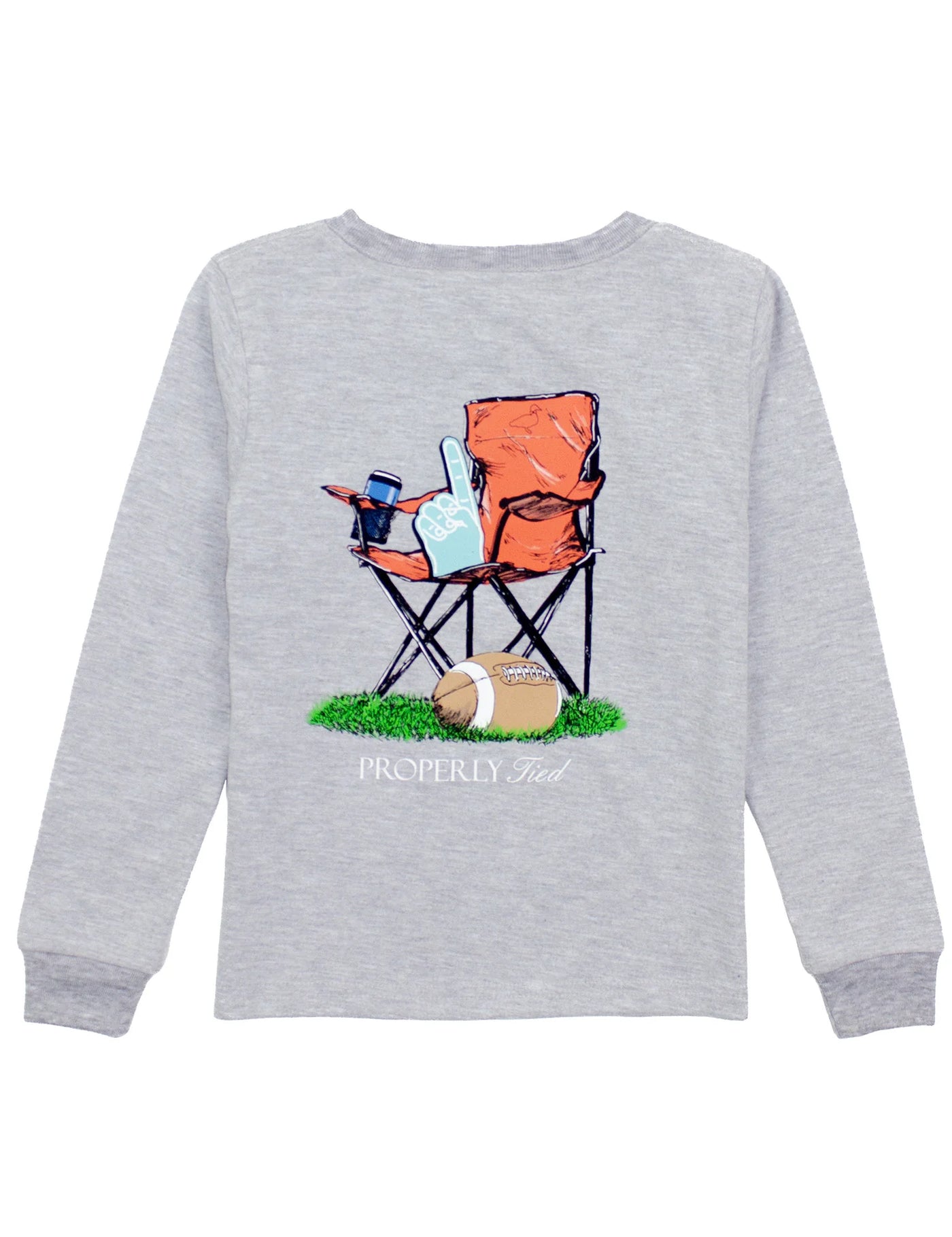LD Sidelines LS Light Heather Gray