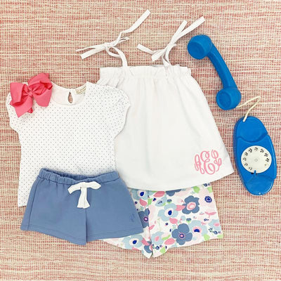 Lainey's Little Top Worth Avenue White
