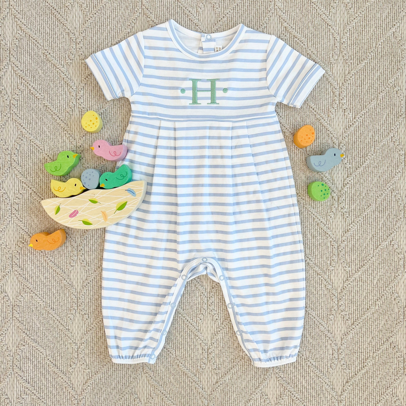 SS Bradford Romper Beale Street Blue Stripe