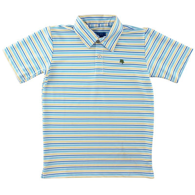 Henry Placid Stripe Performance Polo