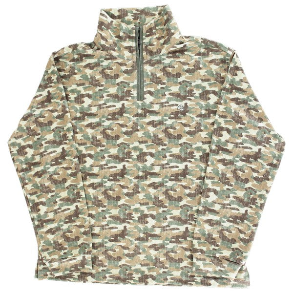 Performance Half Zip Camo