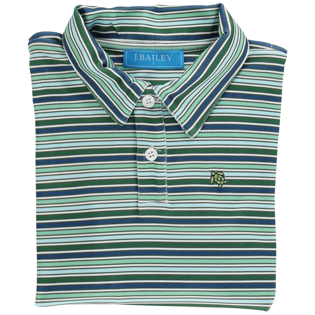 Performance Harry Long Sleeve Polo Forest