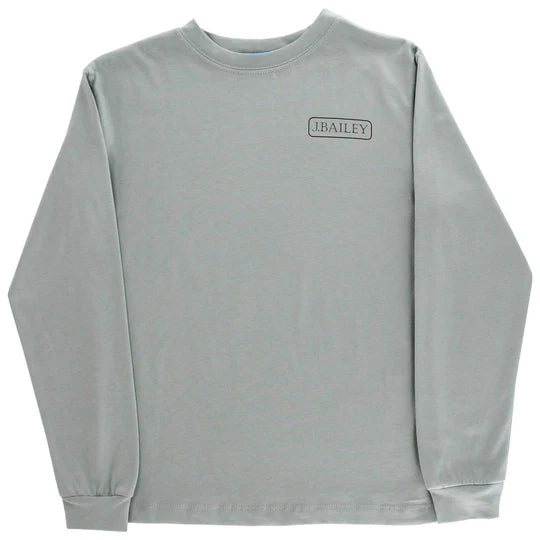 Long Sleeve Logo Tee Turkey on Sage