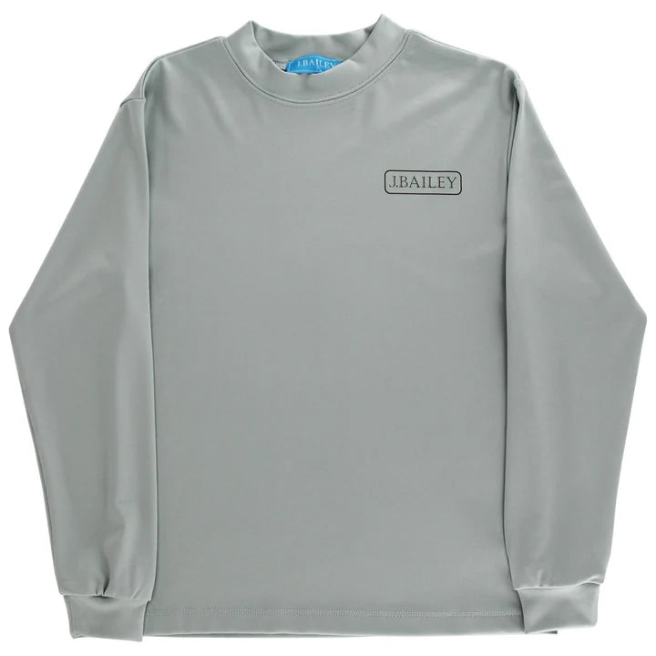 Performance Long Sleeve Logo Tee Football on Sage