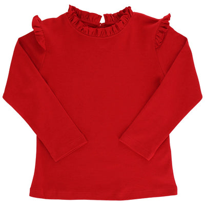 Red LS Tee & Pony Pals Skirt Set