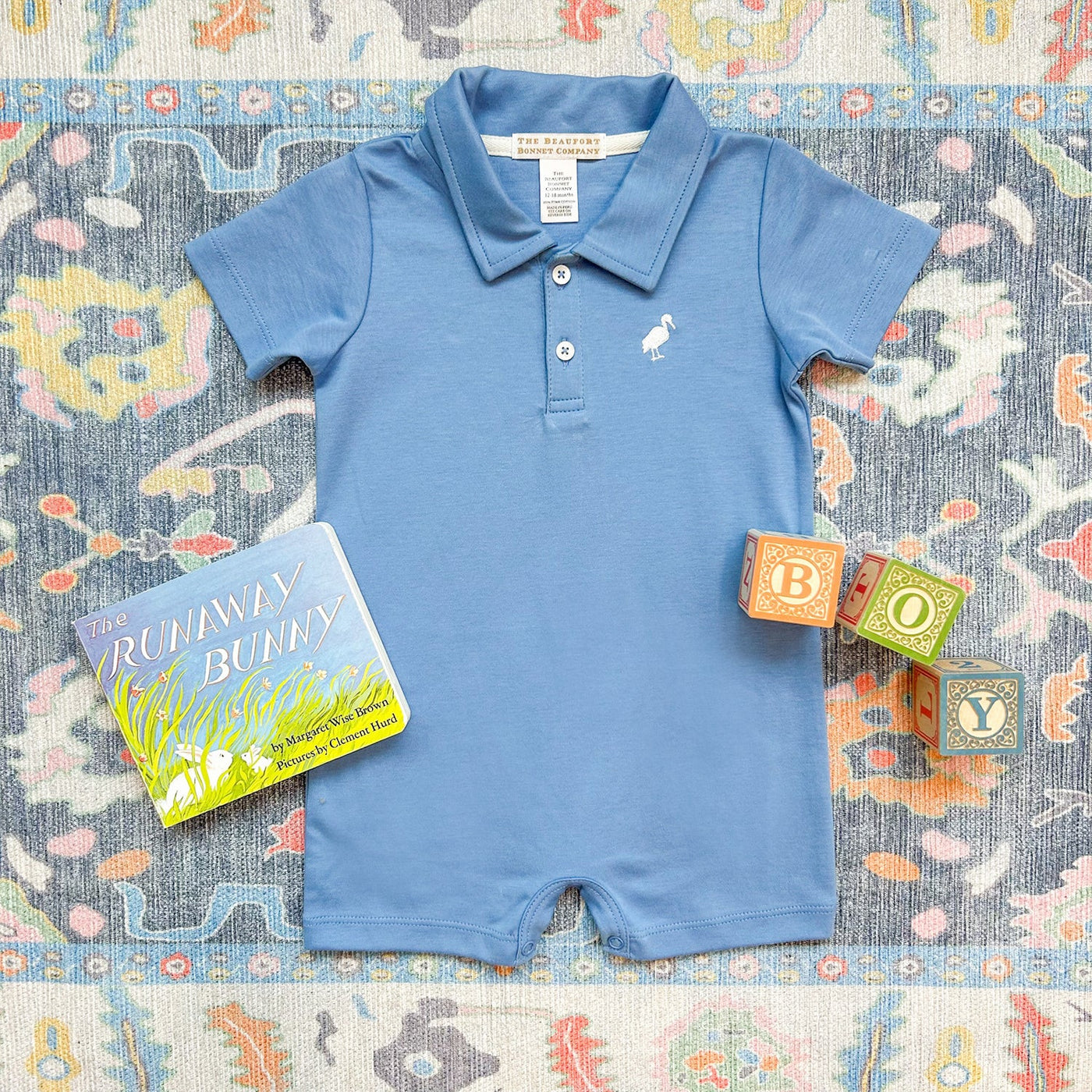 Sir Proper's Romper Barbados Blue