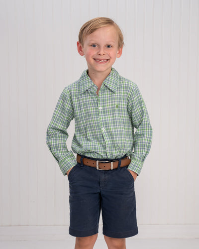 William Shirt Bluegrass Plaid