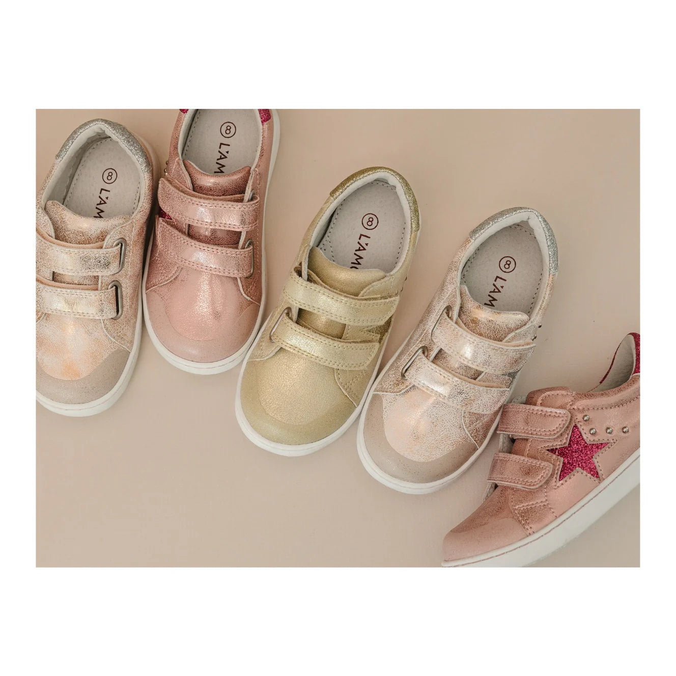 Lani Star Studded Sneaker Gold