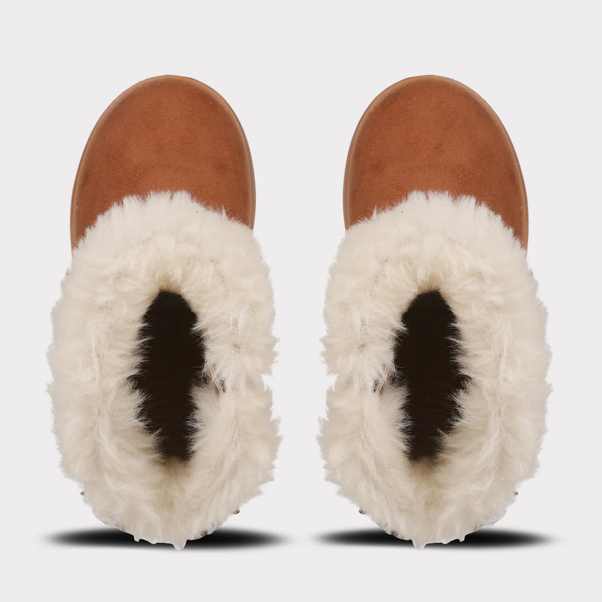 Daniela Girls Zip Up Boot in Chestnut