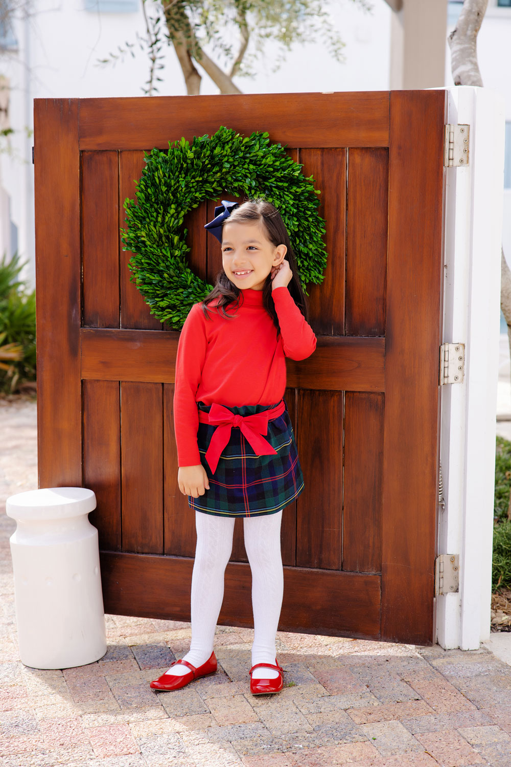 Beasley Bow Skirt Horse Trail Tartan